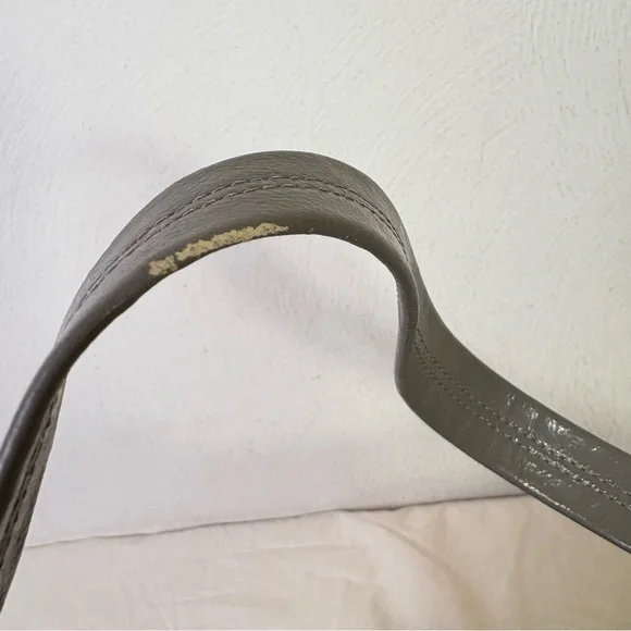 COACH F19042 Patent Leather Canvas Jacquard Logo Monogram Tote Bag Purse - Picture 7 of 16